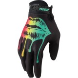 Manusi cross/atv Thor Launchmode Lipper negru/verde/rosu/galben marime L