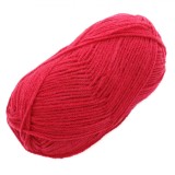 Fir de Tricotat Acrilic, Roșu, Greutate 100g, Lungime 215m, Diametru Ace 4.0-5.0mm, Oem