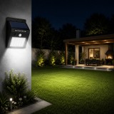 Cumpara ieftin Aplica Solară Mini LED Homelight cu Senzor Mișcare IP44, Iluminat Exterior Autonom, Eficientă și Compactă pentru Grădini și Alei, Montaj Ușor