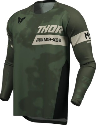 Tricou atv/cross Thor Launchmode Bleach, culoare verde army, marime 2XL Cod Produs: MX_NEW 29108398PE foto