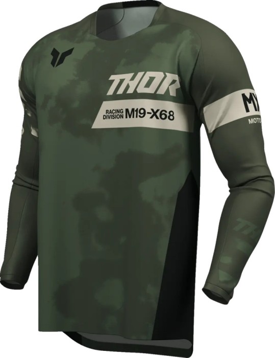 Tricou atv/cross Thor Launchmode Bleach, culoare verde army, marime 2XL Cod Produs: MX_NEW 29108398PE