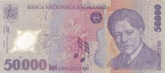 ROMANIA 50.000 lei 2001 polymer VF!!! foto