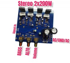 Modul Amplificator Audio STEREO 2X200W foto
