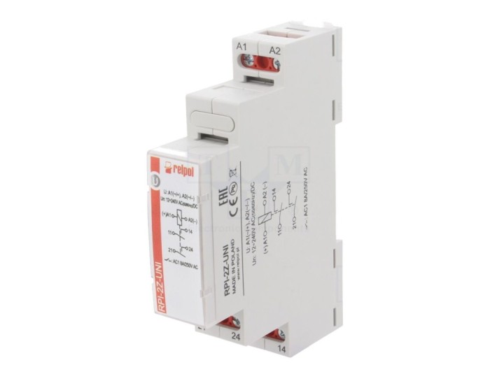 Releu monostabil DPST-NO 8A