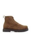 Birkenstock pantofi de piele &icirc;ntoarsă Highwood Lace Mid M culoarea maro, 1030965