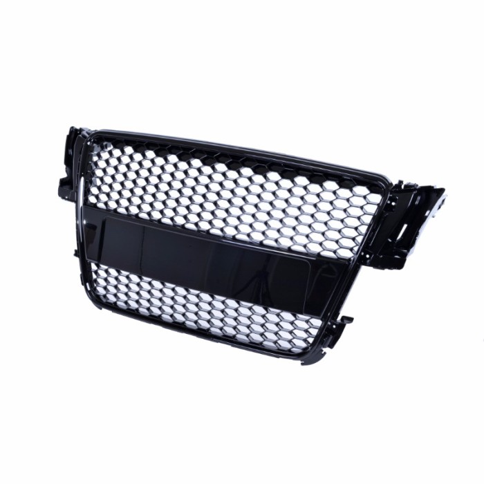 Grila fara emblema Audi A5 8T RS Style negru lucios (07-11) NOU
