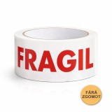 Banda adeziva FRAGIL Low Noise 48 mm x 60 m | Scoci imprimat 45 microni