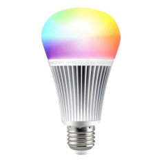 Bec Miboxer Mi-Light E27 9W RGB+CCT 107lm W 960lm 137x74mm 16 milioane de culori, temperatura de culoare reglabila, intensitatea luminii ajustabila, c