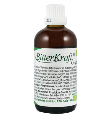 Bitter Kraft Original Bio 100ml Hildegard Von Bingen foto