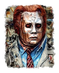 Sticker decorativ, Cyborg, Multicolor, 70 cm, 9823ST foto