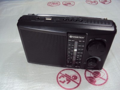radio Vortex cu USB,bluetooth si acumulator litiu-ion foto