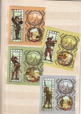 ROMANIA 2015 LP 2080 b VANATOAREA PE DOMENIILE REGALE SERIE CU VINIETA + MANSETA ILUSTRATA MNH NESTAMPILATA
