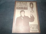 REVISTA SPORT NR 2 1987 STEUA A CASTIGAT SUPERCUPA