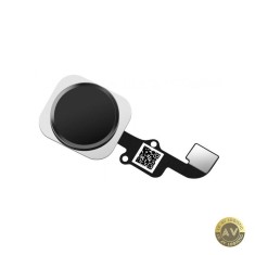 Ansamblu Buton Meniu Apple iPhone 6s / 6s Plus cu banda Negru