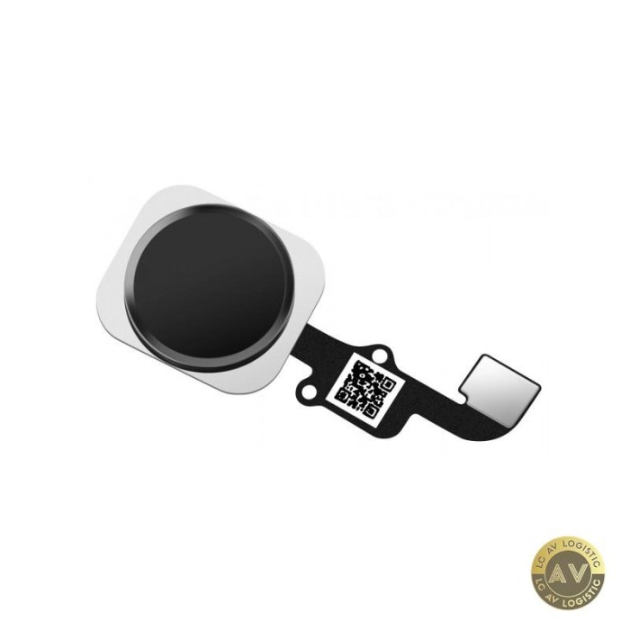 Ansamblu Buton Meniu Apple iPhone 6s / 6s Plus cu banda Negru