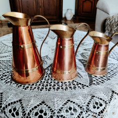 Carafe vintage, set 3 buc.