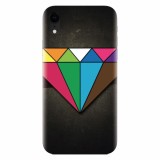 Husa silicon pentru Apple Iphone XR, Colorful Diamond