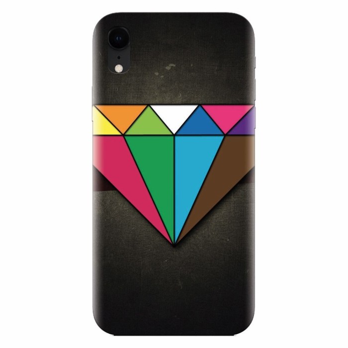 Husa silicon pentru Apple Iphone XR, Colorful Diamond