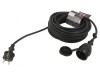 Prelungitor alimentare 15m negru 16A, KEL