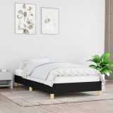 Cumpara ieftin Cadru de pat fără saltea țesătură neagră 80x200 cm