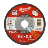 Disc abraziv pentru debitat inox, 125x0.8x22.22