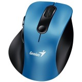 Mouse Genius, Ergo &bdquo;9000S&rdquo;, PC sau NB, wireless, BT5.0 + 2.4GHz, optic, 2400 dpi, butoane/scroll 6/1, albastru