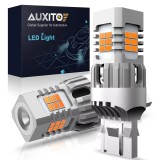 Set 2 becuri LED Auxito&reg; Canbus T20, WY21W W21W, pentru Semnalizare, Portocaliu