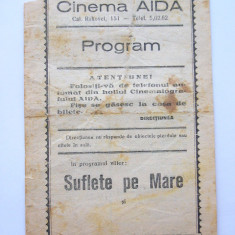 M3 C18 - Program cinematograf - Cinema Aida - anii 1930