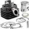 Kit Cilindru scuter GENERIC Roc 80 80cc 2T - Bolt 12MM - Racire Aer