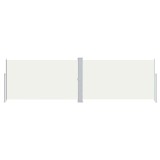 Cumpara ieftin Copertina laterala retractabila, crem, 180x600 cm