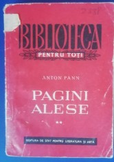 myh 44f - BPT - Anton Pann - Pagini alese - volumul 2 - ed 1953