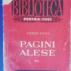 myh 44f - BPT - Anton Pann - Pagini alese - volumul 2 - ed 1953