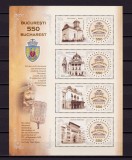 Cumpara ieftin ✅RO 2009 LP 1845a &quot;Bucuresti-550 de ani&quot; , serie in bloc,colita 451 , MNH