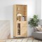 vidaXL Dulap inalt, stejar sonoma, 69,5x34x180 cm, lemn compozit