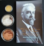 Cumpara ieftin Set BNR - I.C. Bratianu, DOAR 150 exemplare, RAR! - AUR, argint si tombac