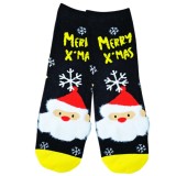 Set 2 perechi Sosete de Craciun dama, Bumbac, moi si fine, Marime 37-41, xmas-2, Ropet