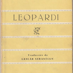 LEOPARDI - VERSURI ( COLECTIA CELE MAI FRUMOASE POEZII )