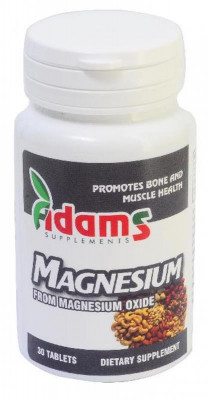 Magneziu 375mg Adams Vision 30cpr foto