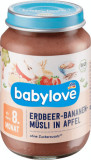 Babylove căpșuni, banane, musli &amp;măr 8+ ECO, 190 g