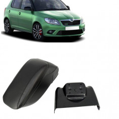 Cotiera dedicata compatibila SKODA Fabia II 2007 - 2015 din piele ecologica