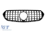 Grila tip GT cu lac negru, potrivita pentru Mercedes GLC X254 dupa 2023 pentru modelul cu bara de protectie Off Road Performance AutoTuning