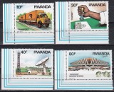 Rwanda 1986 - Transporturi și comunicații, MNH, Nestampilat