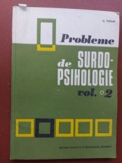 Probleme de surdo-psihologie vol 2- C. Pufan
