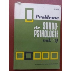 Probleme de surdo-psihologie vol 2- C. Pufan
