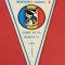 Fanion meci fotbal SPORTUL STUDENTESC Bucuresti - NEUCHATEL XAMAX (UEFA CUP 03.10.1985)