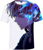 Tricou pentru Cosplay My Hero MHA - Tricou cu sublimare 3D cu decolteu - Cămașă