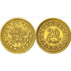 Tunisia 1960 - 20 millimes, circulata