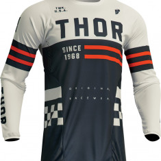 Tricou motocross/enduro Thor Pulse Combat, culoare belumarin/alb, marime M Cod Produs: MX_NEW 29107092PE