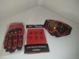 Cumpara ieftin Set accesorii off road-atv-enduro:Cagula+Ochelari+Manusi