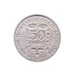 Moneda Africa de Vest 50 francs/franci 2002, stare buna, curata